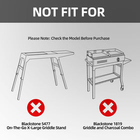 NOELIFE compatible with Blackstone 22 and 17-inch hooded stands.