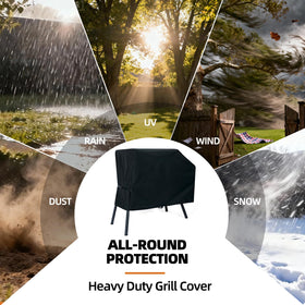 NOELIFE windproof side straps keep the cover secure on gusty days.