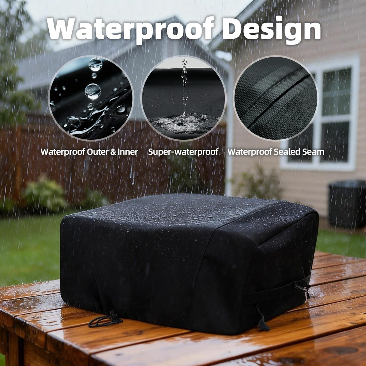 NOELIFE waterproof seams prevent leaks for dry gear after rain.
