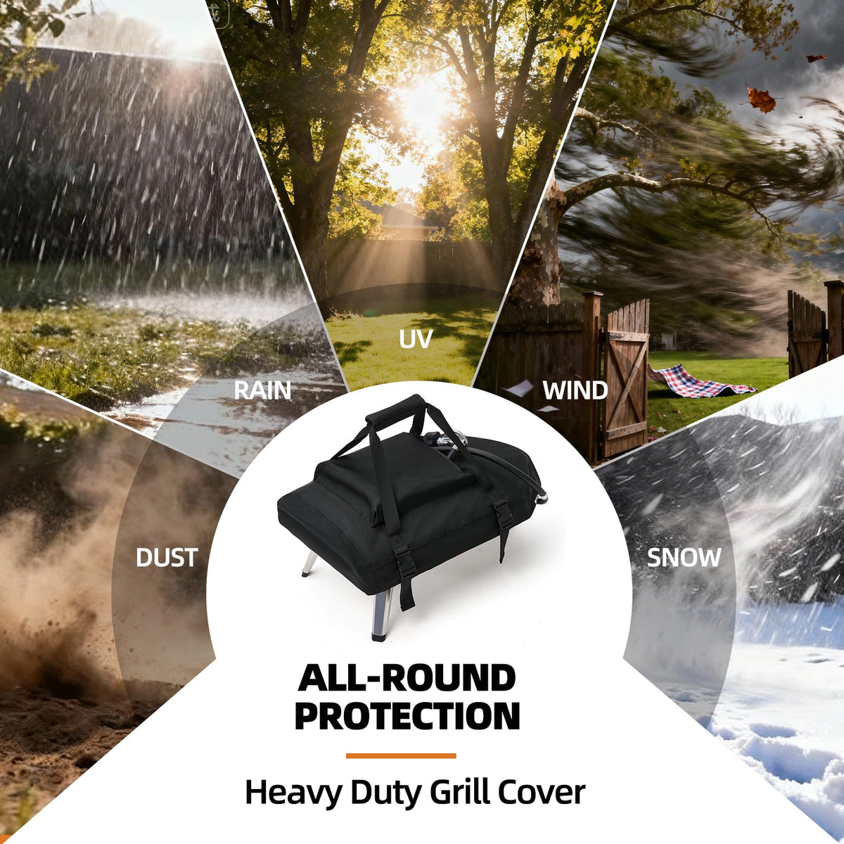 NOELIFE Ooni Koda 12 cover elastic lining ensures a snug protective fit.
