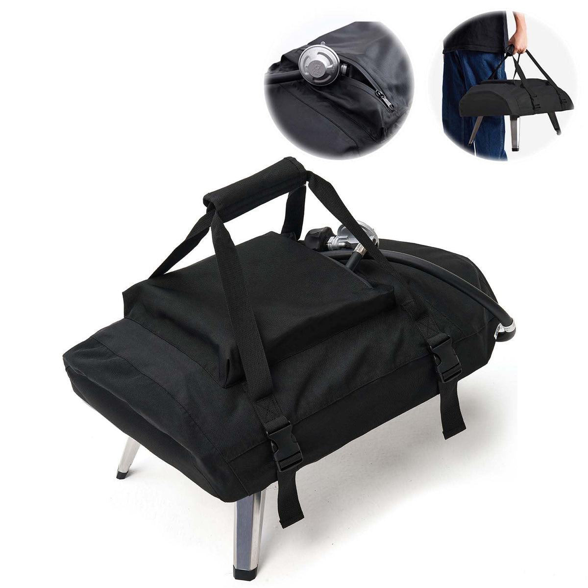 NOELIFE Ooni Koda 12 cover fits snugly for outdoor use.