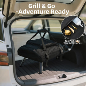 NOELIFE Ooni Koda 12 cover padded handle eases carrying.