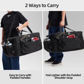 NOELIFE Weber Q1200 bag uses durable 600D fabric for outdoor use