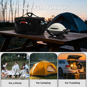 NOELIFE Weber Q1200 bag supports up to 100 lbs load capacity