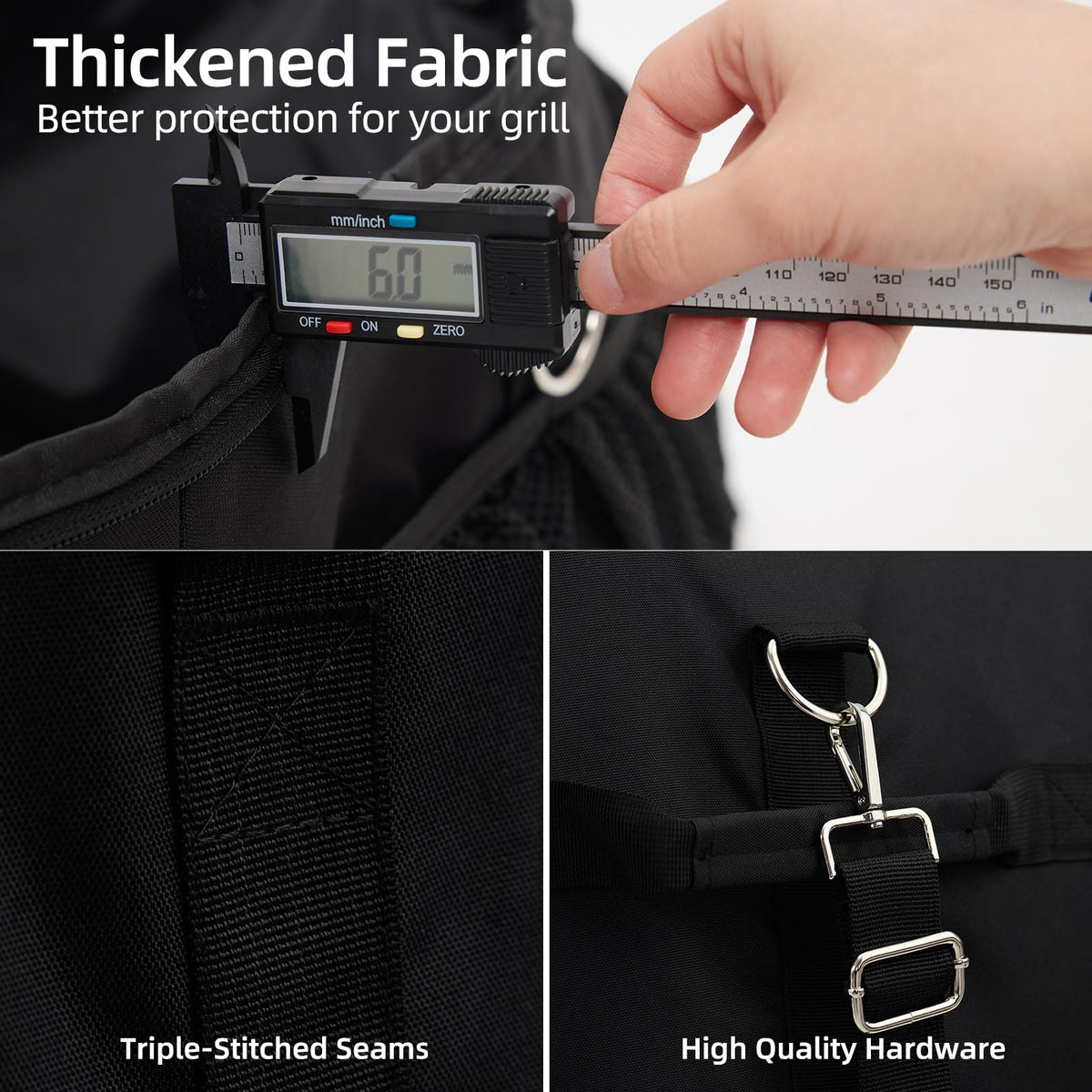 NOELIFE Weber Q1200 bag padded strap for easy carrying