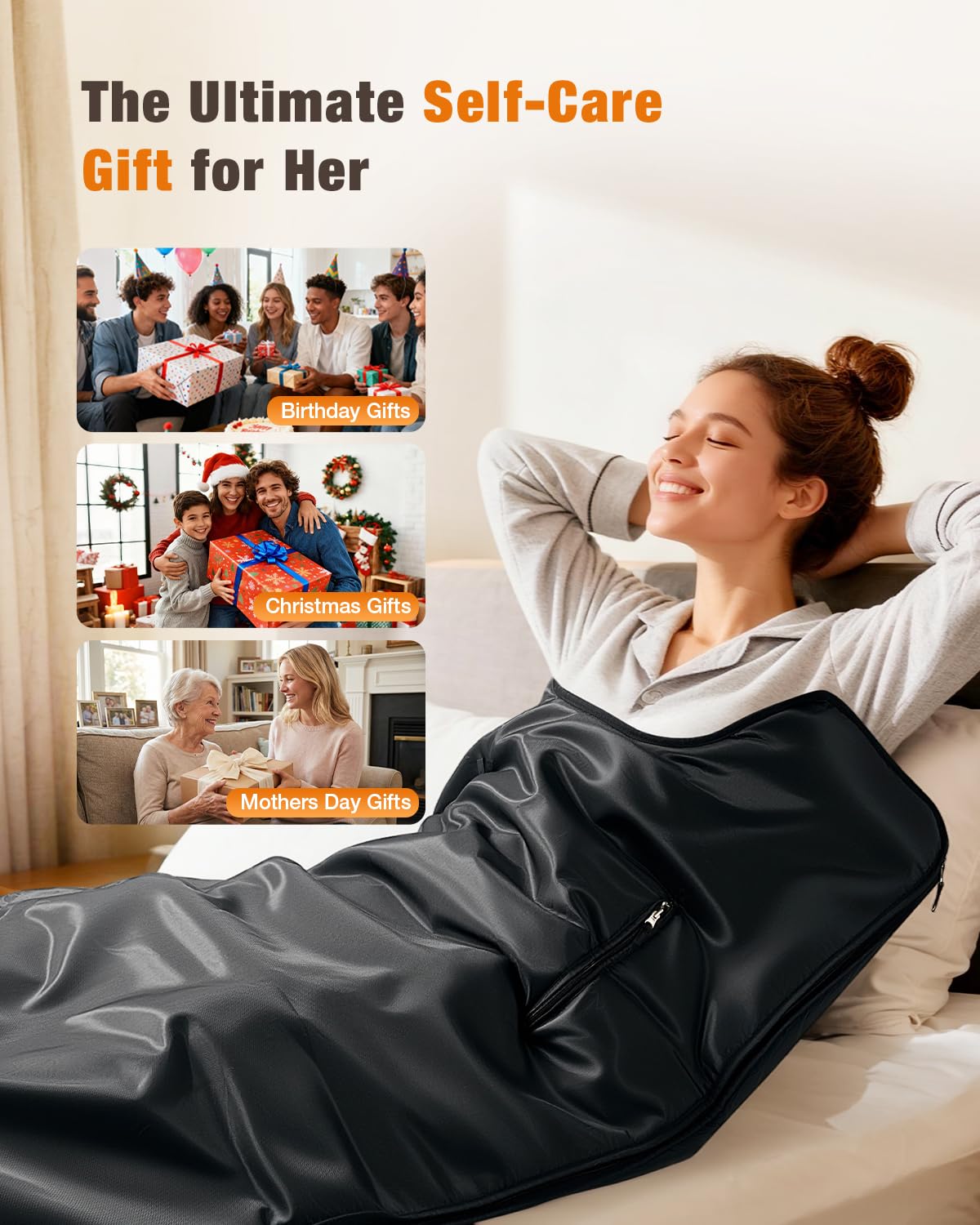 Noerishia 360-degree temperature sensing prevents hotspots for even warmth.