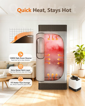 noerishia spacious interior offers comfortable full-body sauna experiences