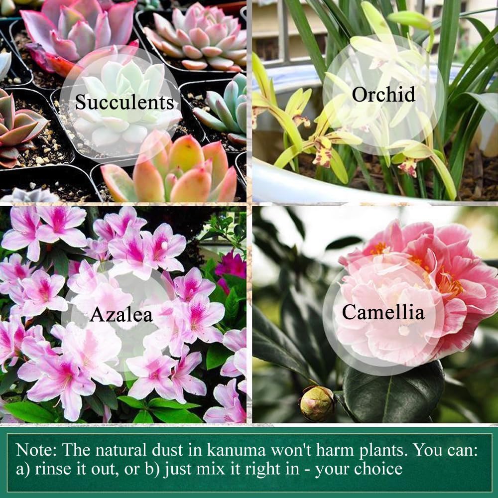 NOHOBE Kanuma soil pH balance view indicating natural acidity