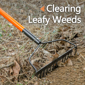 Nohovu garden rake welded joints enhance durability during heavy use