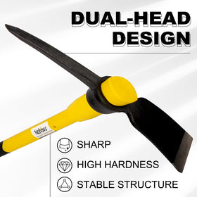 Nohovu pickaxe dual-head design enables versatile digging and breaking tasks