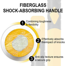 Nohovu pickaxe shock-absorbing system reduces wrist fatigue during use