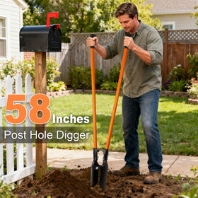 nohovu post hole digger weighs 9.6 pounds for sturdy control