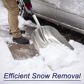Nohovu lightweight aluminum construction minimizes user fatigue during snow removal.