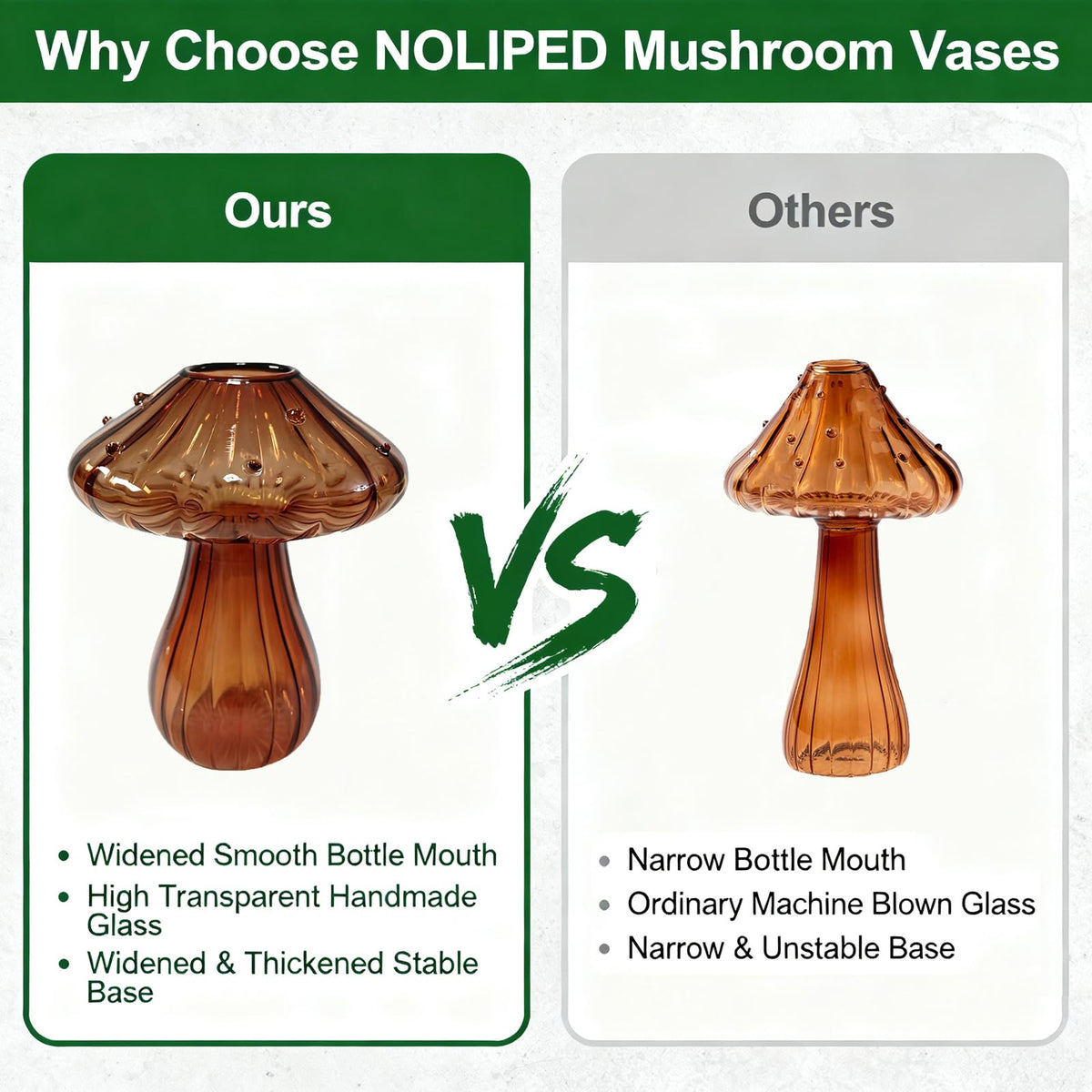 Three colorful NOLIPED mushroom propagation stations brighten desks and windowsills.