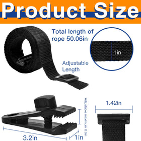 Nollapo cord plates provide stable attachment across varying reel widths