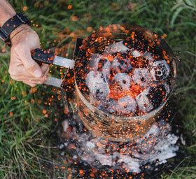 Nomad Fire high-heat charcoal for searing and fast grilling