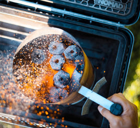 Nomad Fire reusable charcoal supports sustainable future cookouts