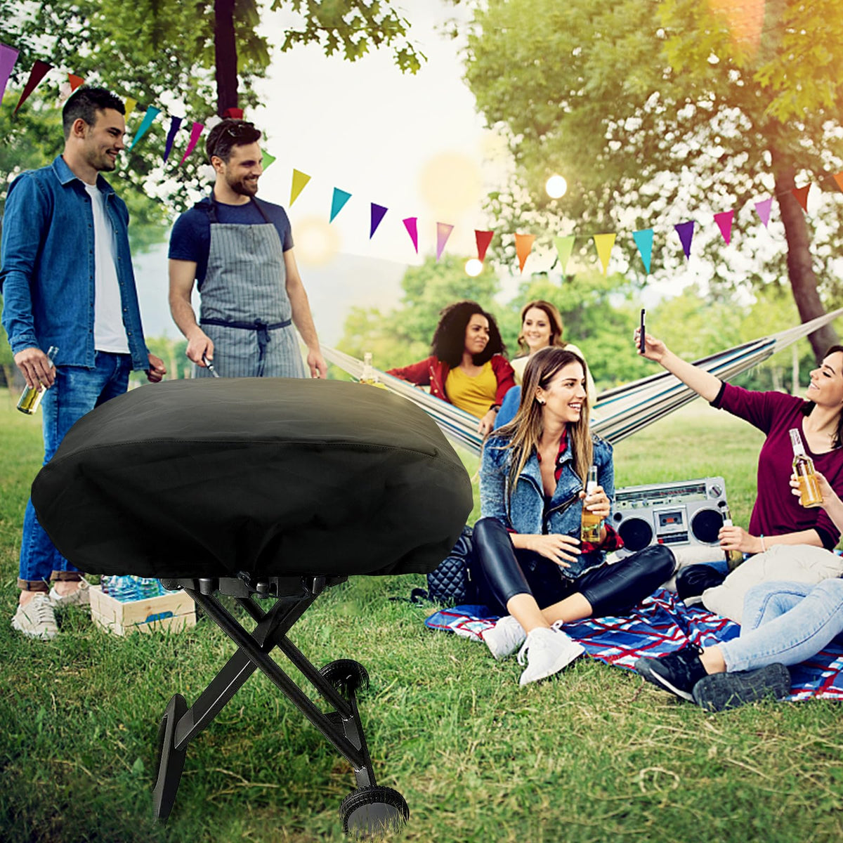 nomiou all-weather protection ensures grill gear stays clean and ready