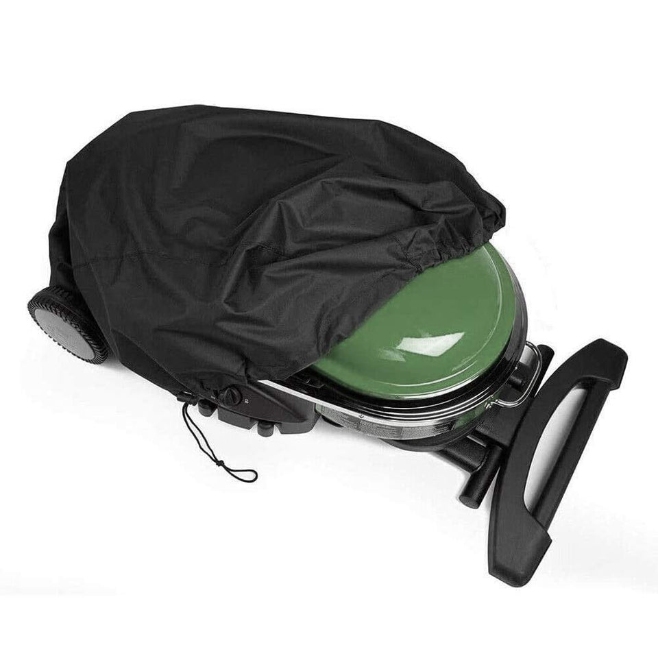 nomiou grill cover on Coleman RoadTrip LXX protects the grill from rain and dust