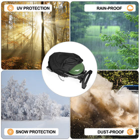 nomiou Velcro straps provide extra security against heavy wind