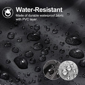 nomiou waterproof vinyl material shields the grill from rain and rust