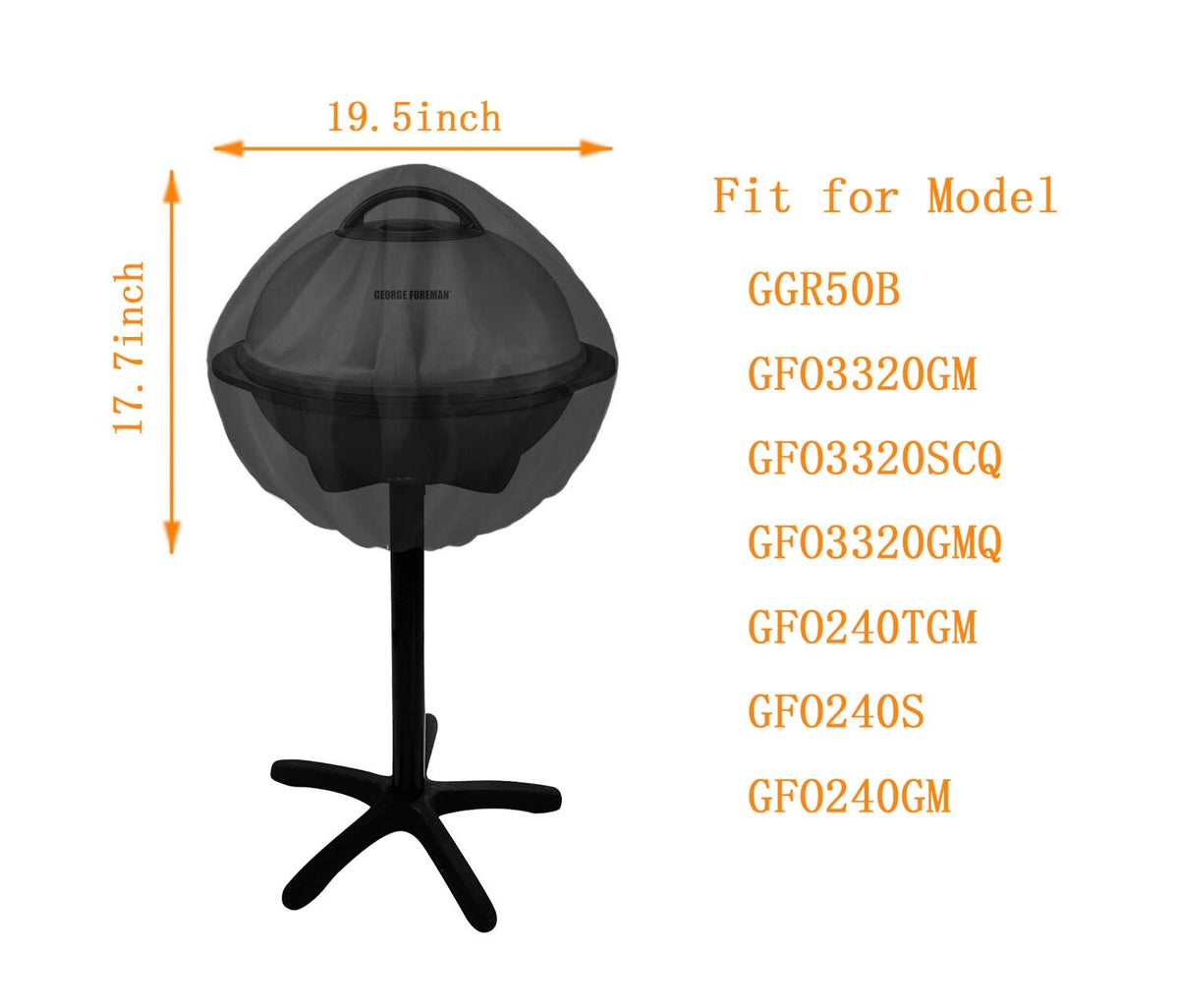 nomiou Weber Jumbo Joe grill cover shields from the elements outdoors