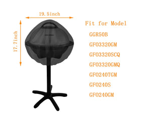 nomiou Weber Jumbo Joe grill cover shields from the elements outdoors