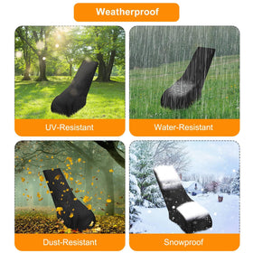 nomiou lawn mower cover easy-install with drawstring for quick setup.