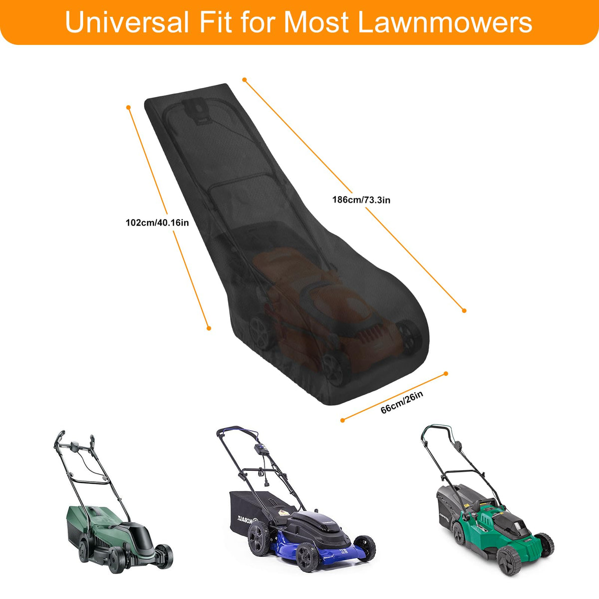 nomiou cover inner coating visible protecting mower from moisture.