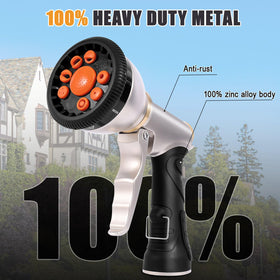Nomisurit leak-proof connection ensures a tight seal with standard 3/4-inch hoses.