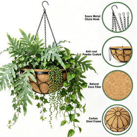 Nongcunren vertical-space garden hanging planter for space-saving decor