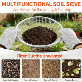 Nonley easy-to-use sifter for beginners and experienced gardeners