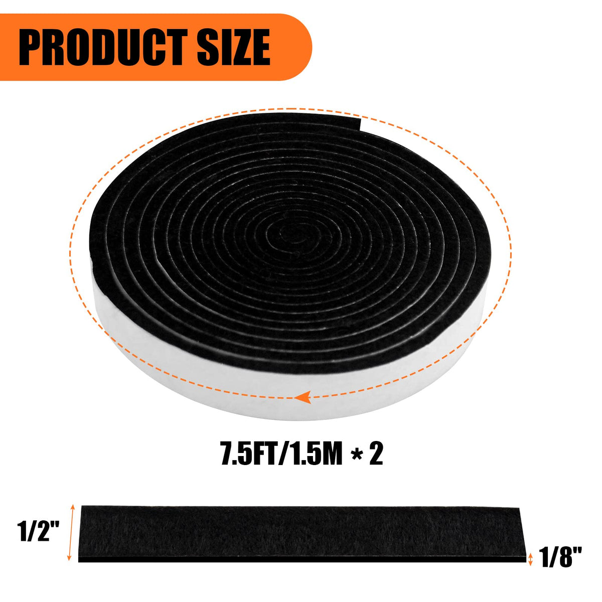 Nonley universal compatibility grill seal fits multiple brands.