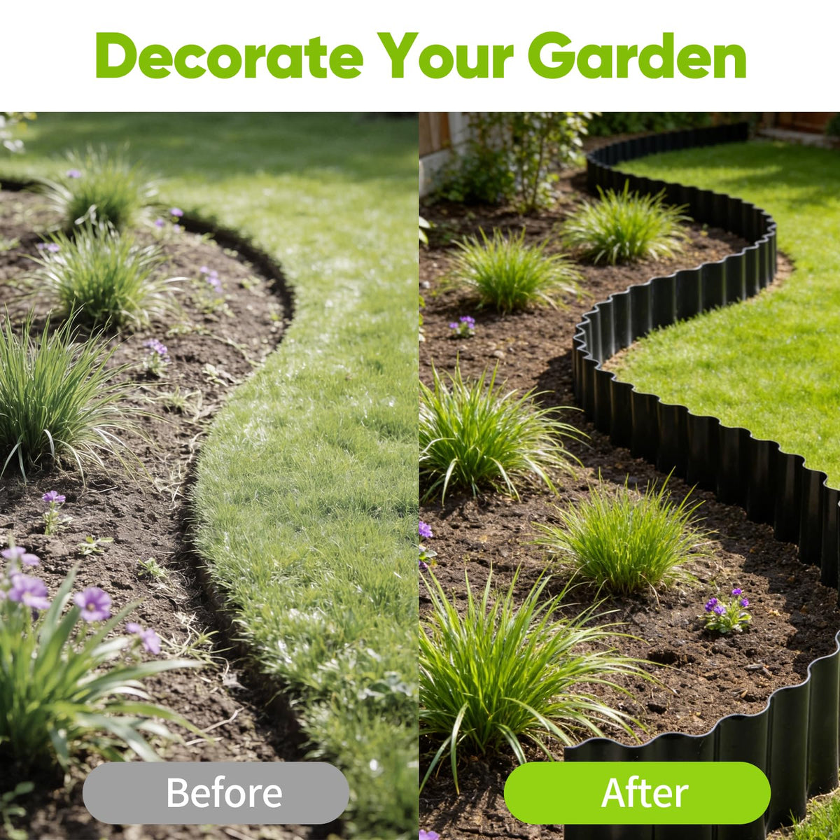 NONMON edging with black coating highlights rust resistance and modern look