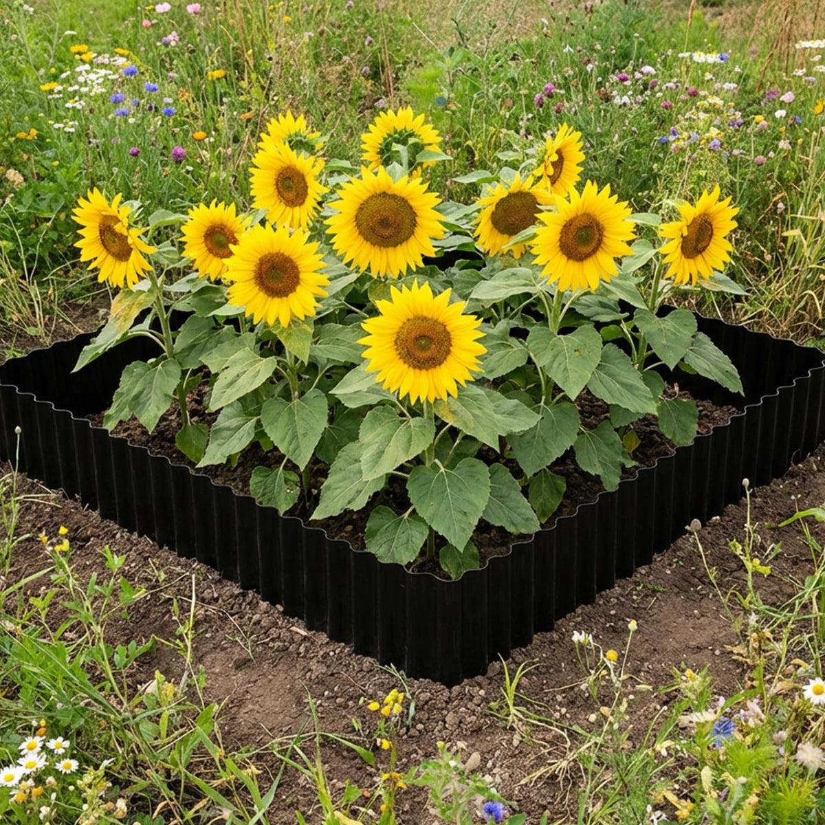 NONMON durable outdoor border withstands weather and seasonal shifts