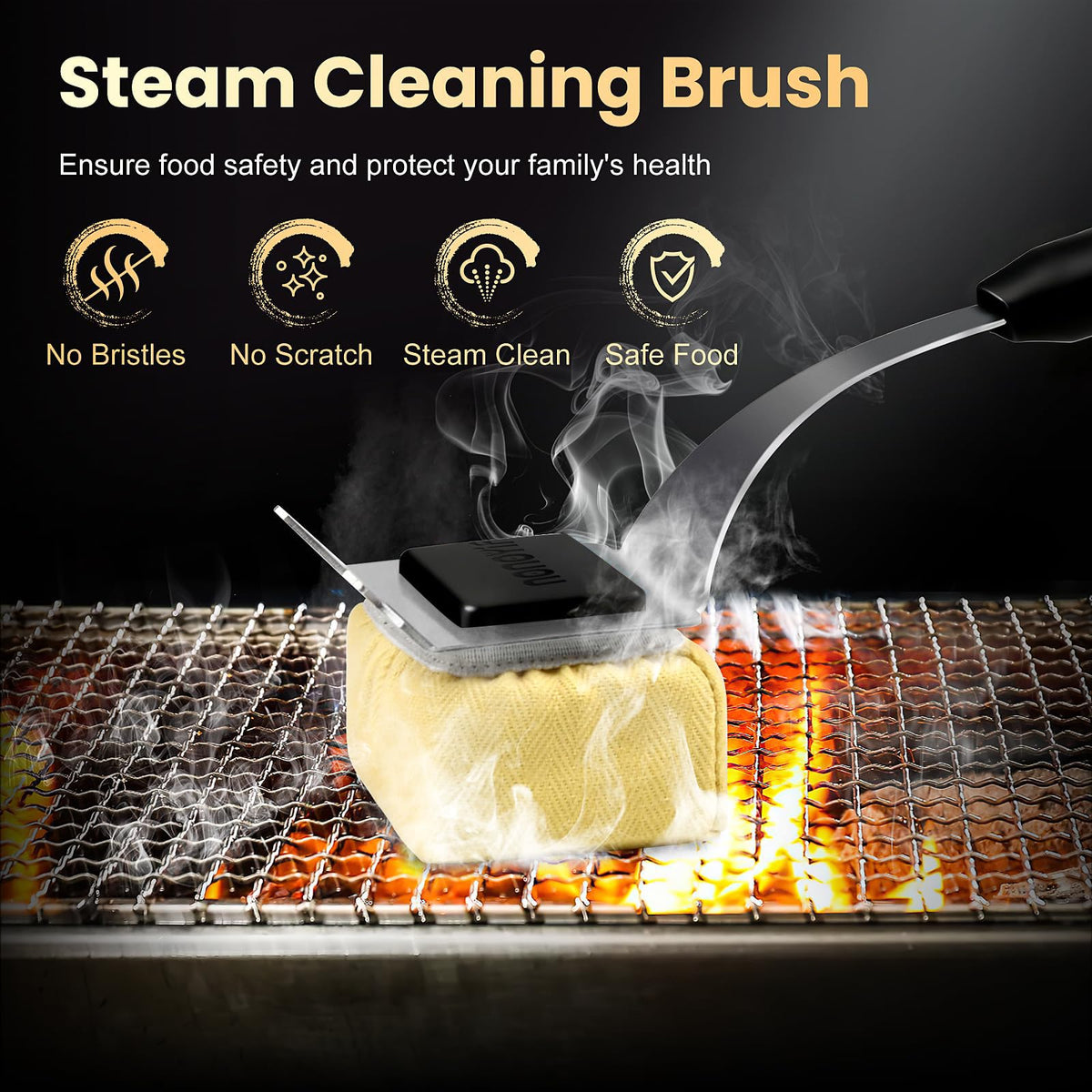 nonoYif detachable steam pads ready for quick residue removal