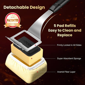 nonoYif steam cleaning action melts grime without scraping metal