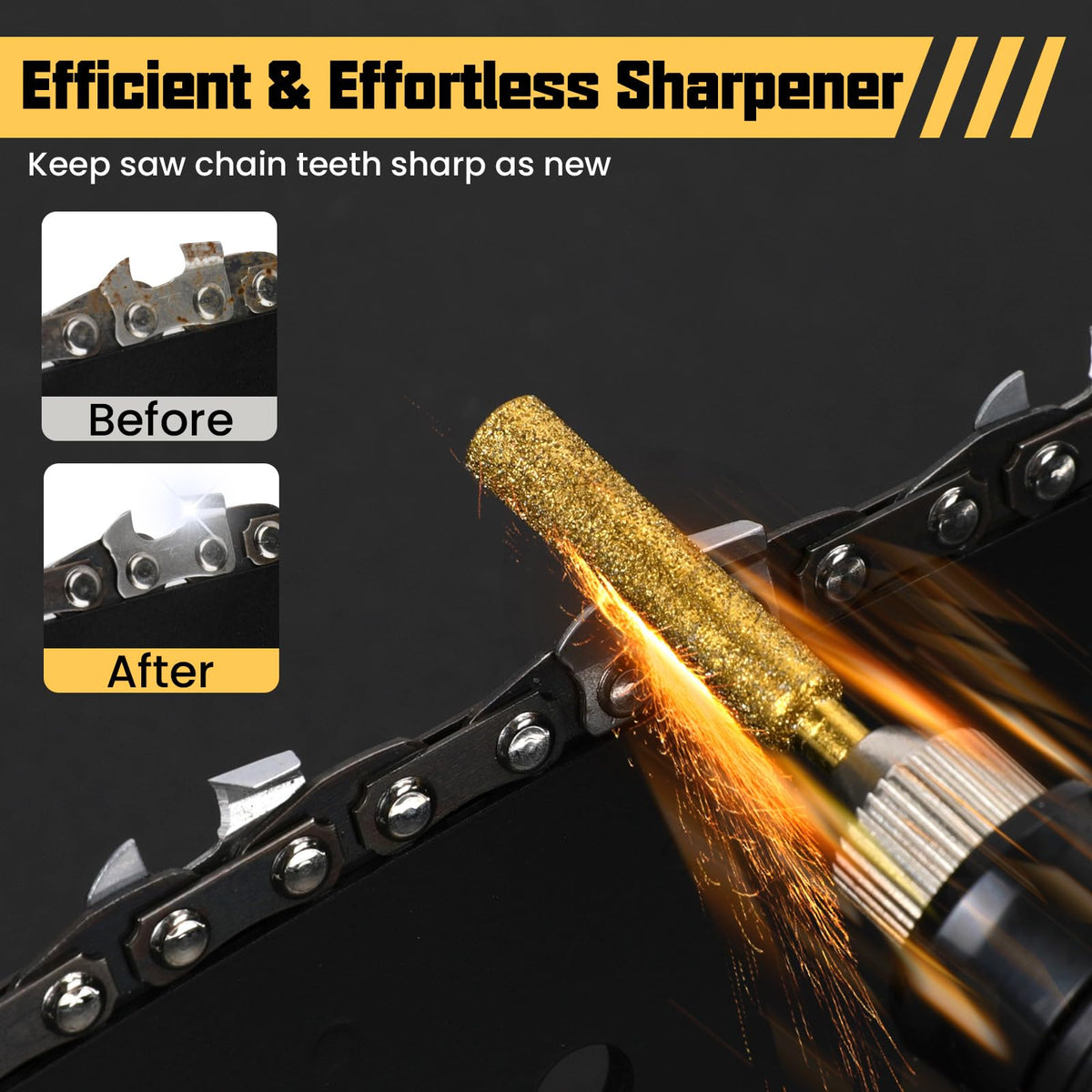 Nooklean drill compatible shank for easy attachment to rotary tools