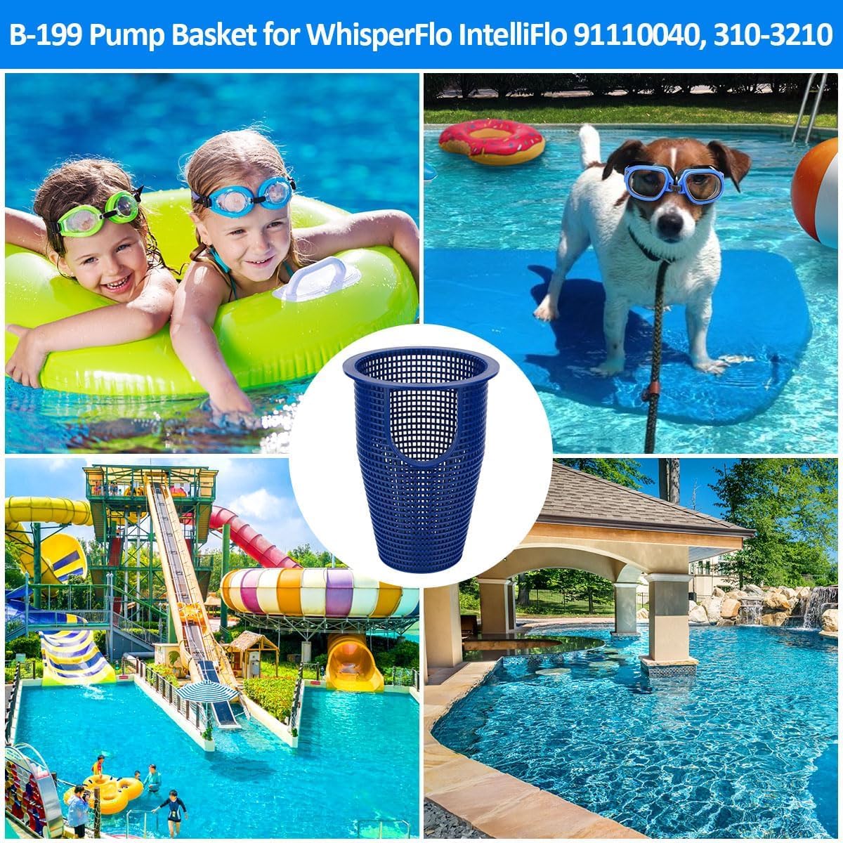 NOOTO replacement basket for Pentair WhisperFlo Intelliflo VF/VSF series.