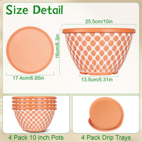 Nooulap planter includes drainage hole and saucer to manage watering.