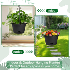 Nooulap indoor-decor display; matte black pots for living room or windowsill.