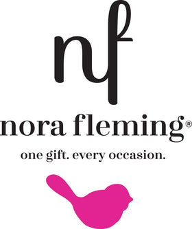 Nora Fleming Love Blooms Here ceramic decor elevates spaces with elegance.