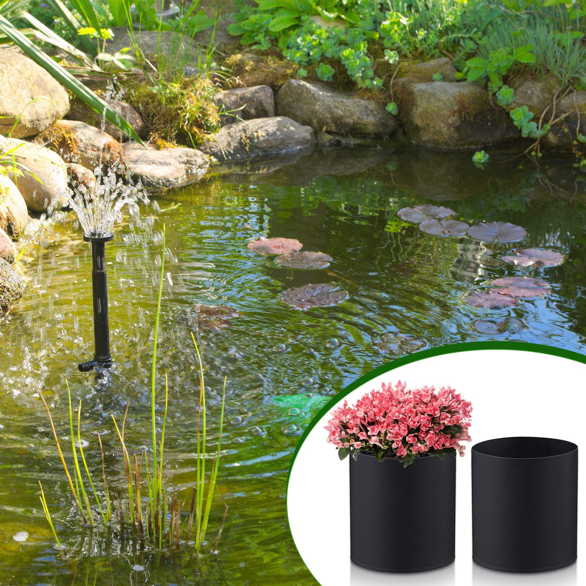 Norme durable 8-pack provides long-term planting options for seasonal blooms.