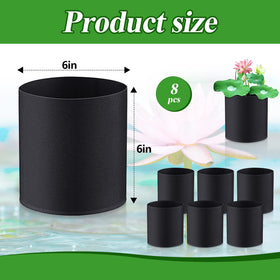 Norme water-lily pot in pond demonstrating stable placement and moisture access.