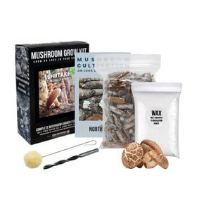 North Spore shiitake log kit drill bit for precise inoculation.