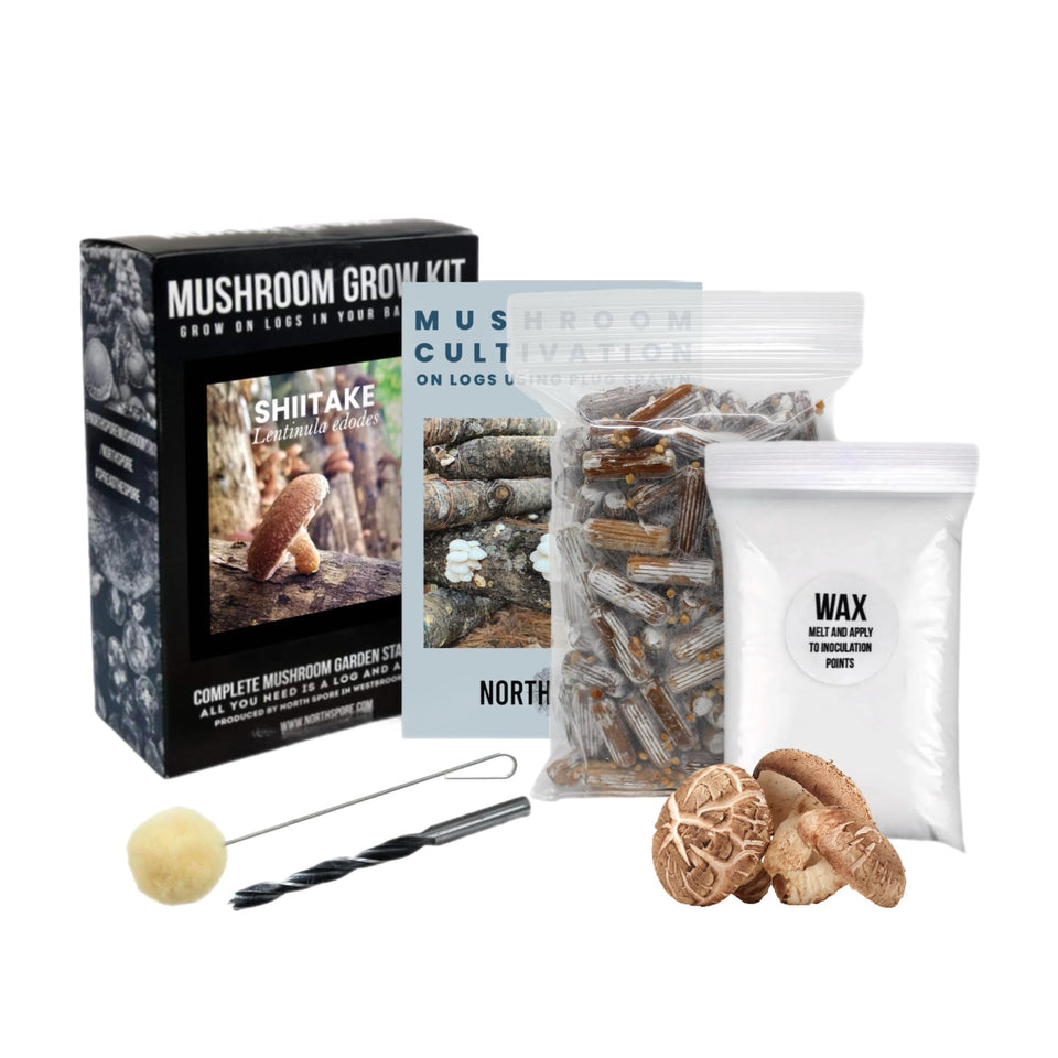North Spore shiitake log kit drill bit for precise inoculation.
