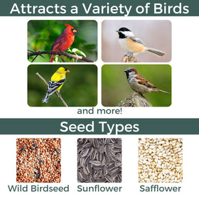 North States Antique Store Birdfeeder USA-made with a 3-year warranty.