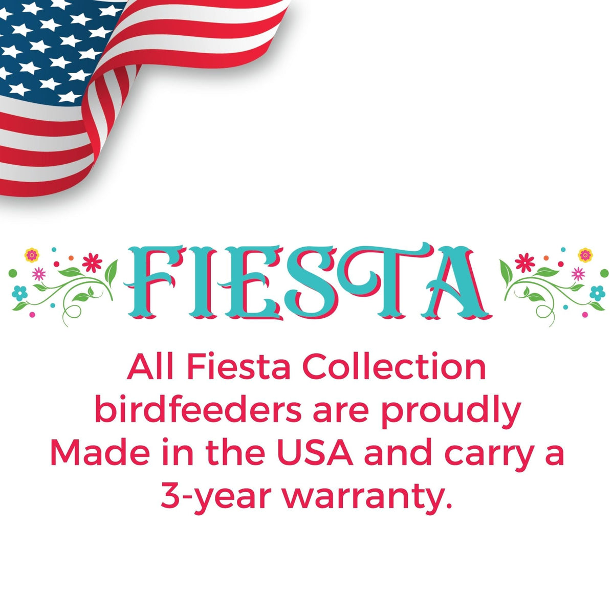 Clear view of 1.75 pound seed capacity in Fiesta Pink feeder