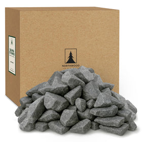 Northwood Sauna authentic diabase stone 2-4 inch size for steady heat