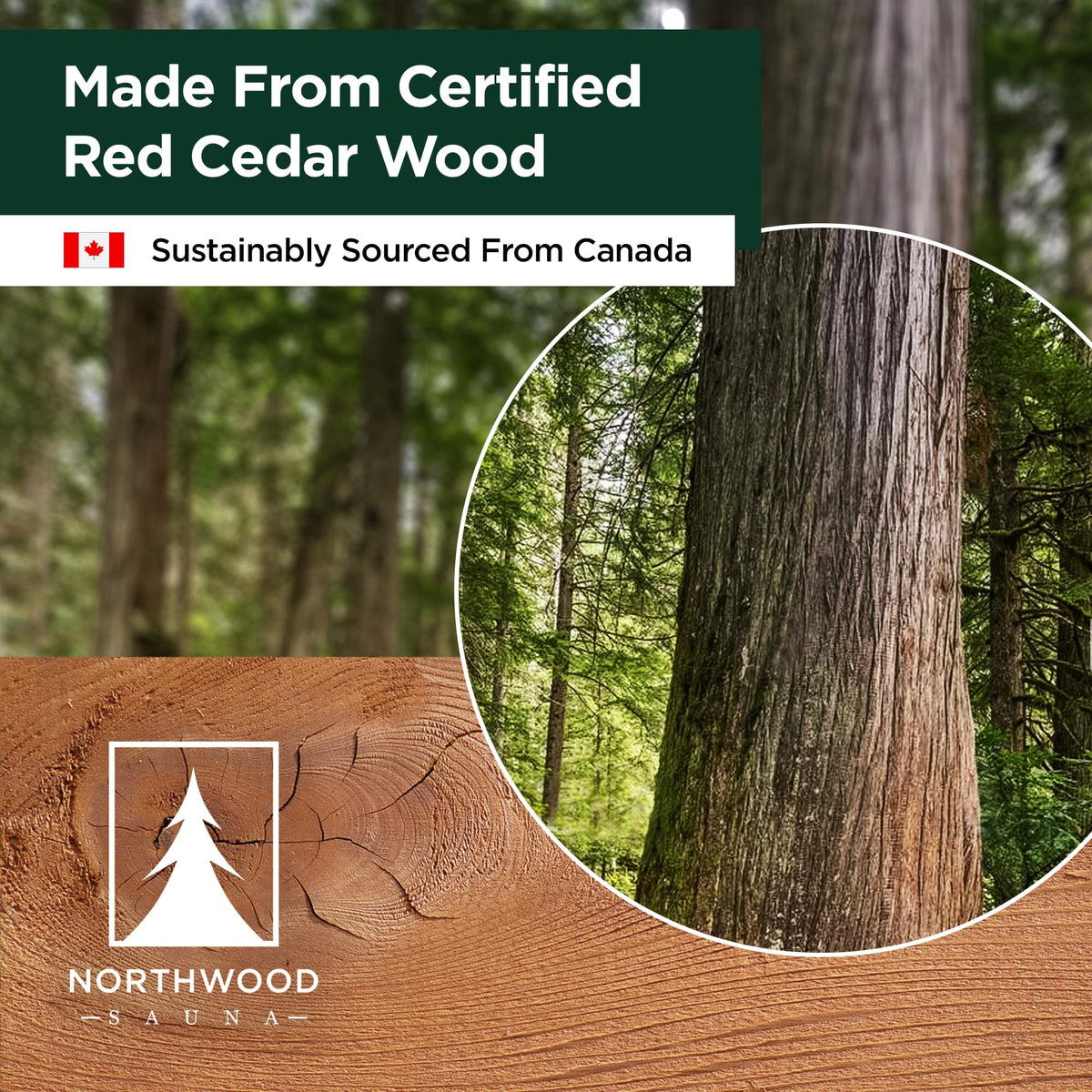Northwood Sauna calibration-instructions image confirms easy recalibration for accuracy.